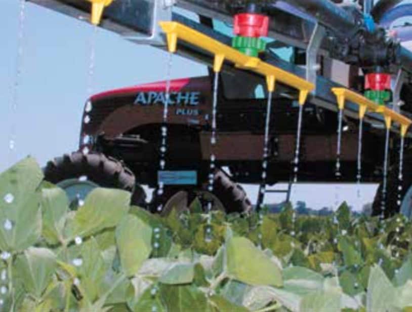 Amity Technologies' Nitro-Bars installed on a sprayer.